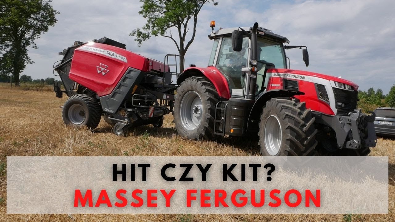 Testujemy zestaw od Massey Ferguson! Ciągnik 7S.155 z prasą rolującą RB 4160V