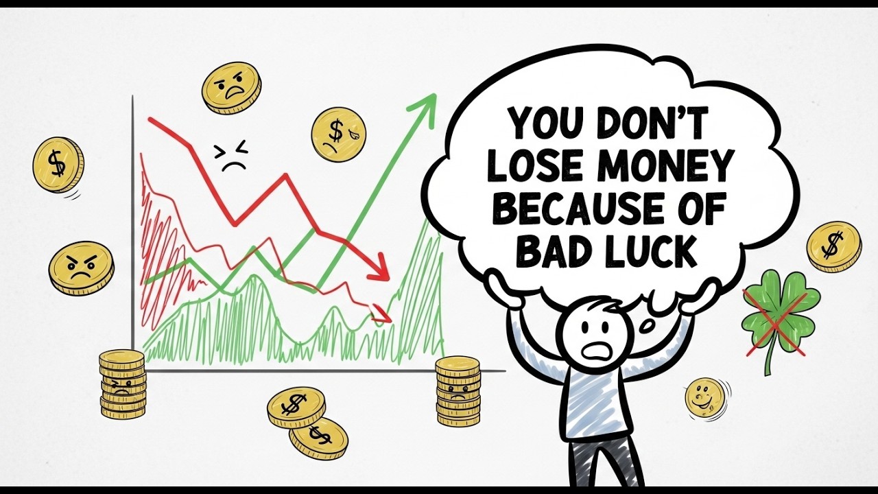 YOU DON’T LOSE MONEY BECAUSE OF BAD LUCK