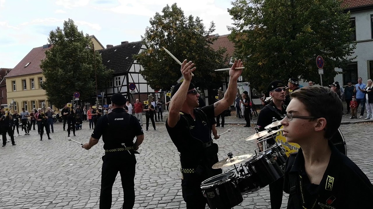 Burgfest Tangermünde 2018 Milkauer Schalmeienkapelle