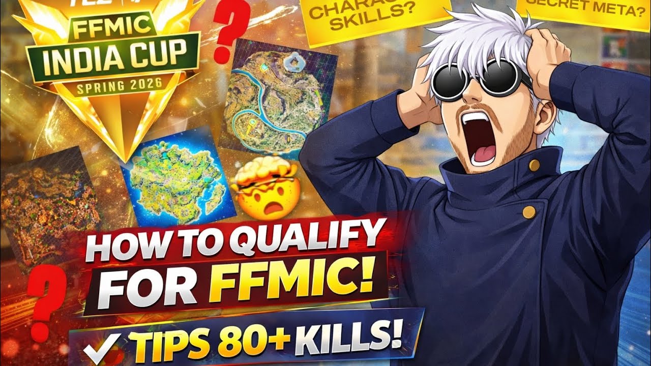 HOW To QUALIFY For FFMIC? 🇮🇳 [PRO TIPS & TRICKS] 😍 TEZ FREE FIRE MAX INDIA CUP 2026 SPRING