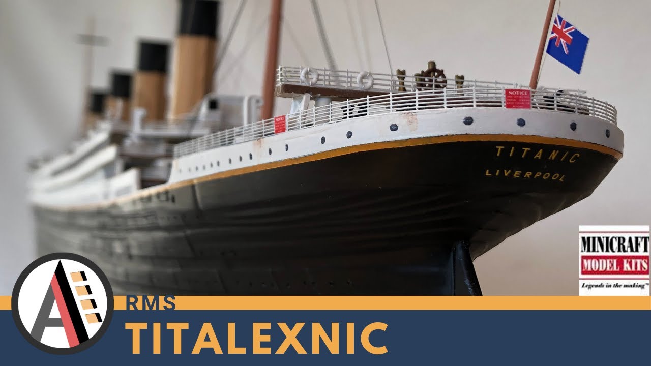 Rms Titanic - Scale Model 1/350 by Minicraft (BASIC version)