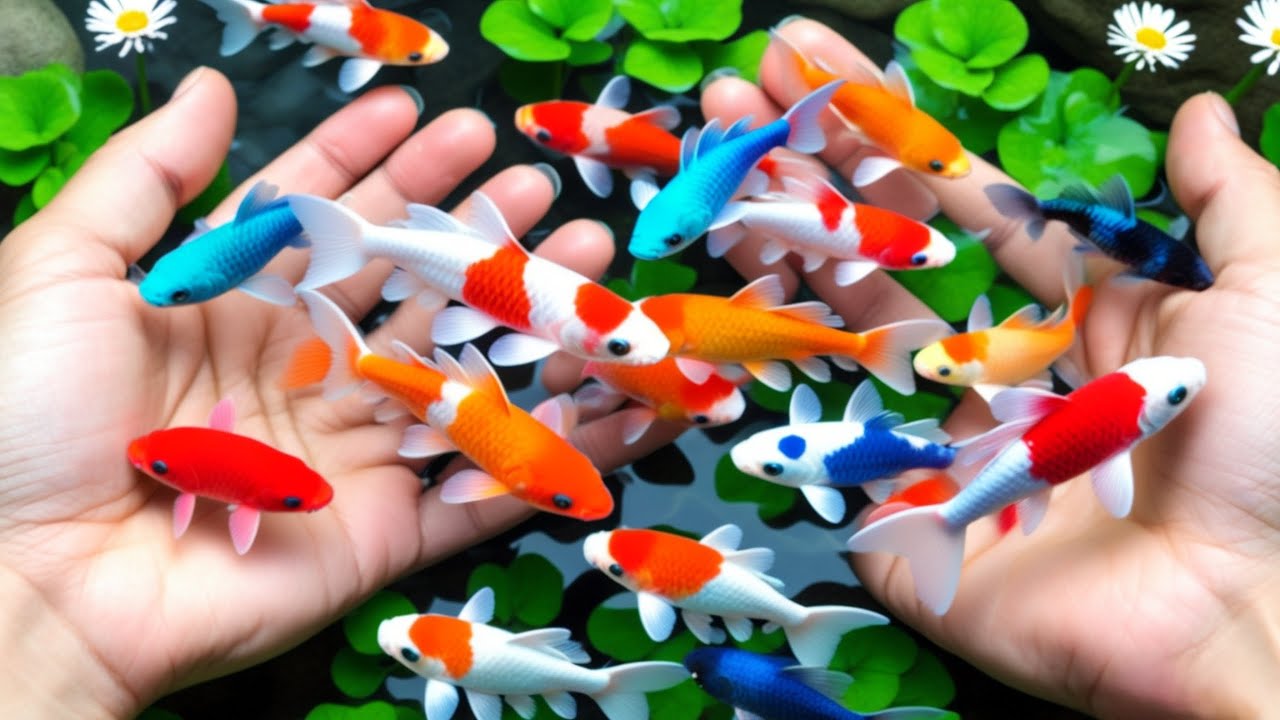 Unboxing IKan Hias Warna Warni,Ikan Cupang,Ikan Koi,Ikan Komet,Ikan Koki,Kura Kura Brazil,Guppy lucu