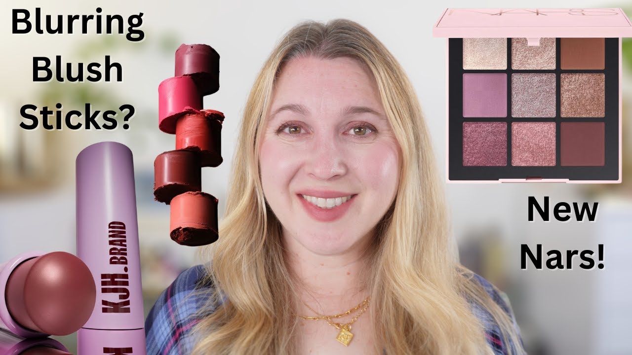 NARS Afterglow Tempting и KJH Soft Smudge Lip & Cheek Sticks