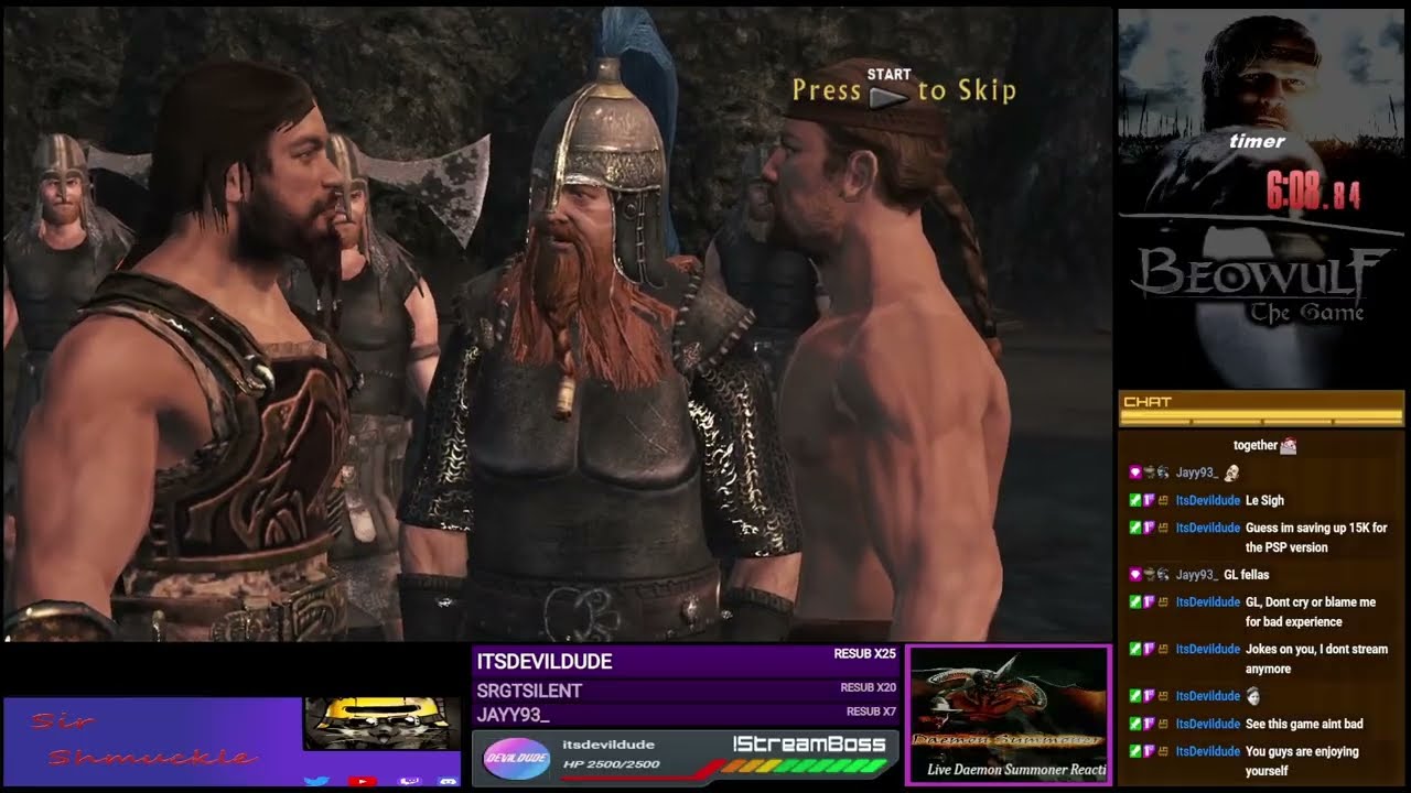 Beowulf except I ragequit a little over halfway through and play Gamedle