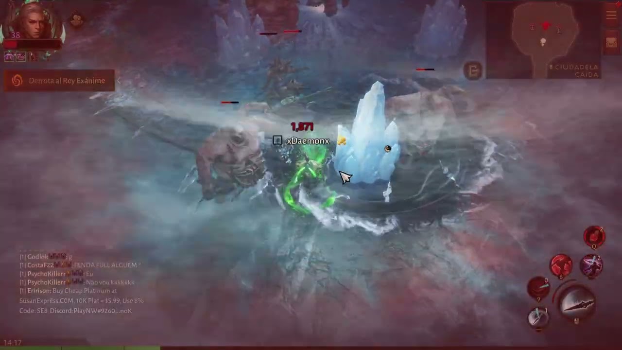 Primera y ultima vez | Calabozo de Arthas el Rey Exanime Gameplay con caballero de sangre