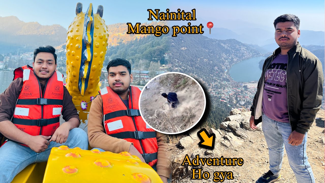 Ritik bhai ka adventure ho gya 🤣|| Nainital mango point 📍|| ￼​⁠@Rohitadhikarivlog