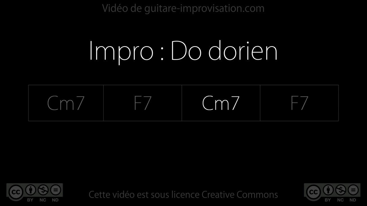 Modo C Dórico Backing Track - Base Modo Dórico Improvisação Violão/Guitarra