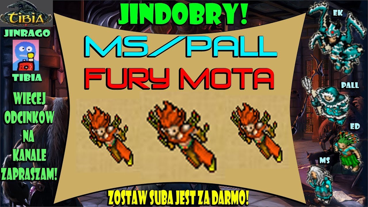 Tibia - Fury Thais MoTa 130 MS/ED/Pall