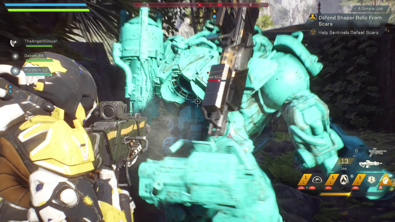 Anthem - A Simple Job - Defend Shaper Relic From Scars Walkthrough