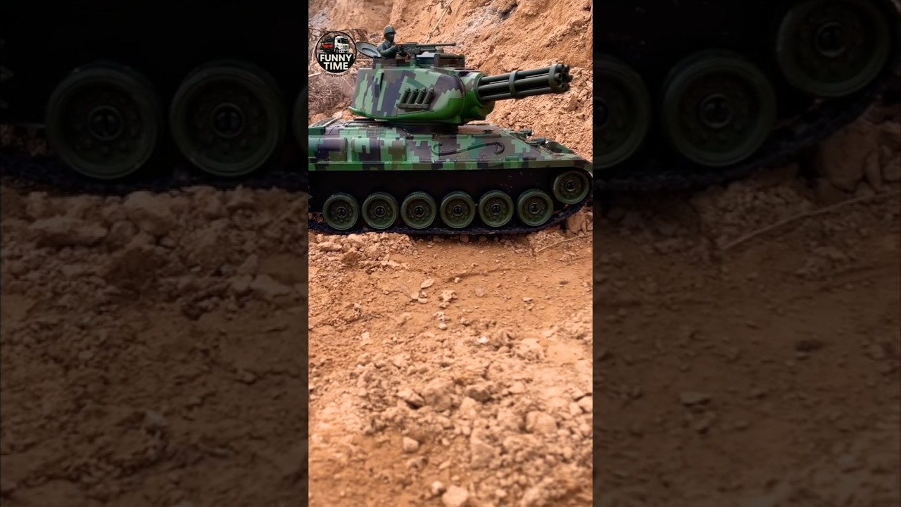 RC Military Tanker Warzone T90 On Mission.