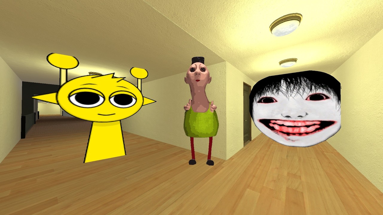 MY NAME IS HAMOOD SPRUNKI AND YOSHIEIN LIMINAL HOTEL GMOD #Gmod_Rakib #Nextbots