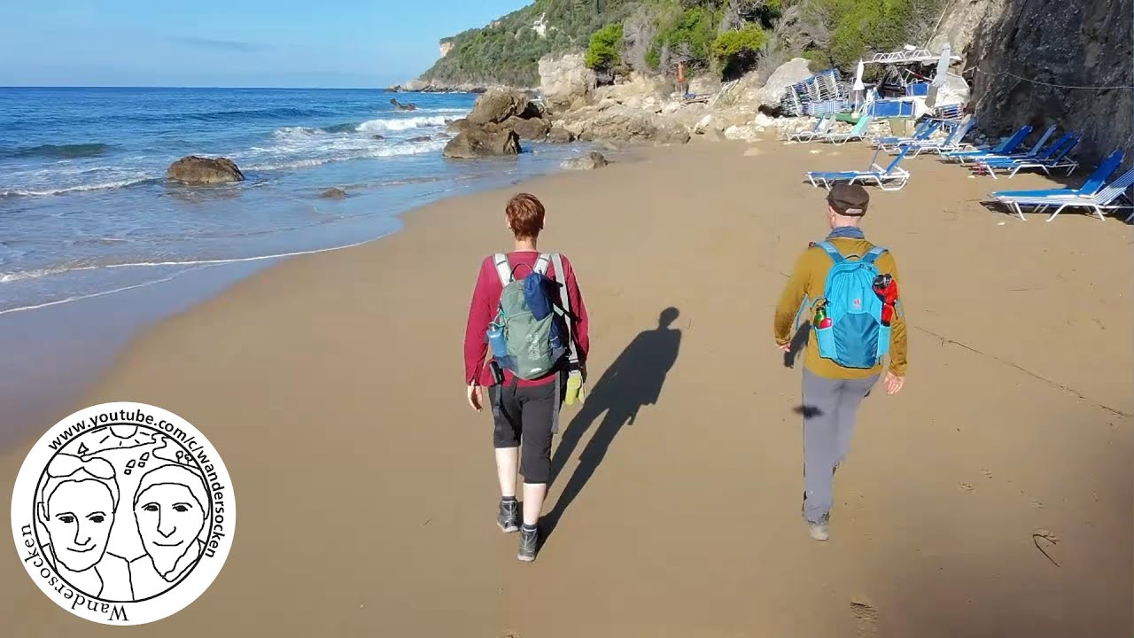 Wandersocken auf dem Corfu Trail: Teil 3 (Von Pelekas bis Liapades), 4 K