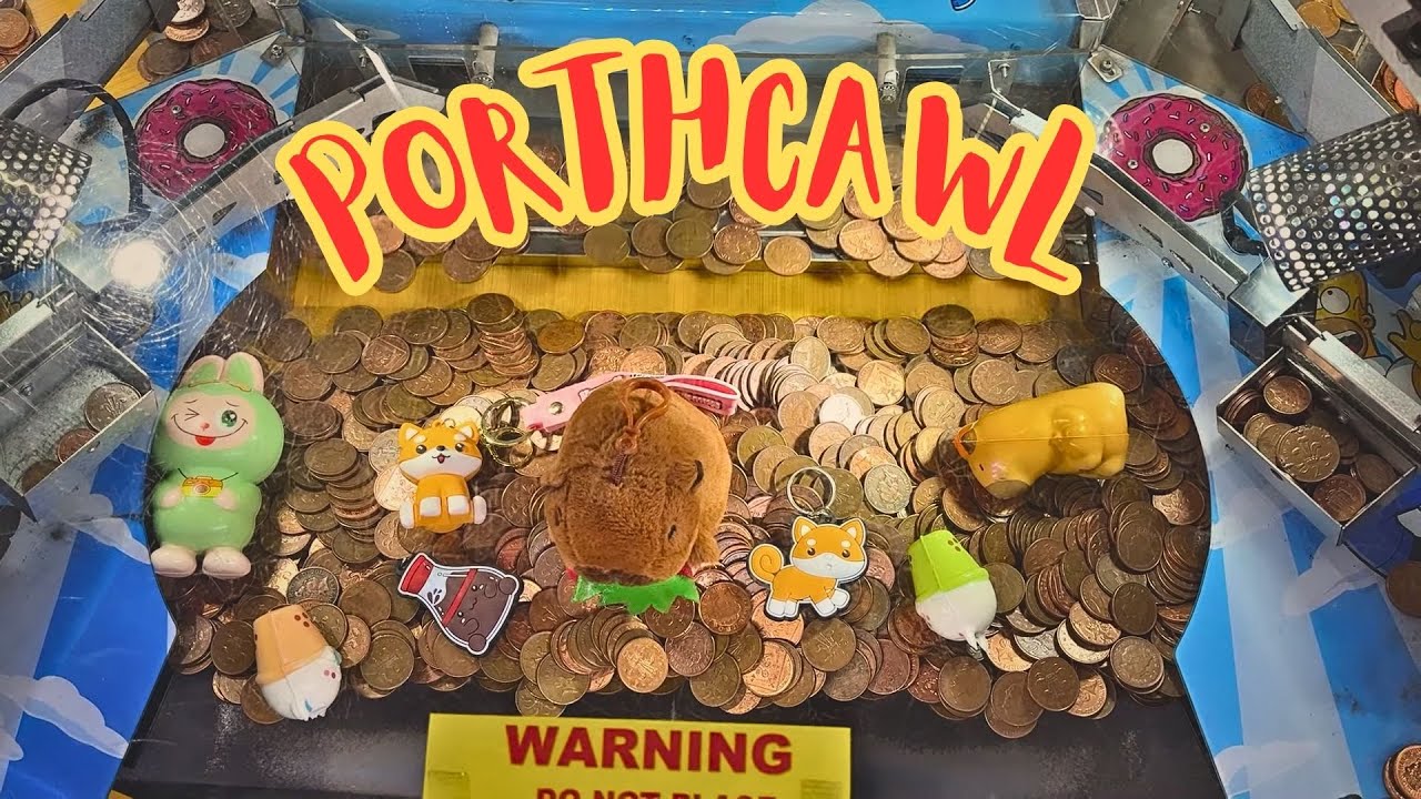 Почему в PORTHCAWL'е автоматы пустые? | 2p Coin Pusher | Amusement Arcade | Эпизод 82