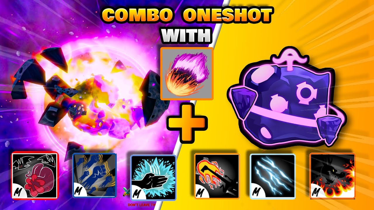 Gravity Rework Combo Oneshot With All Melee | Blox Fruits Gravity Update