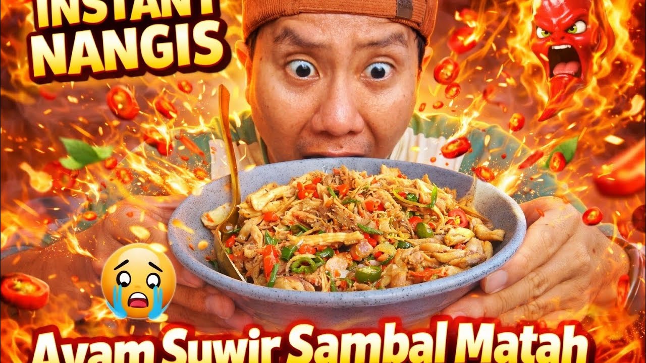 SAMBAL MATAH 50 CABE!!! 😱🌶 MAKAN INI DIJAMIN LUPA DIET! #mukbang #foodvlogger #spicy 