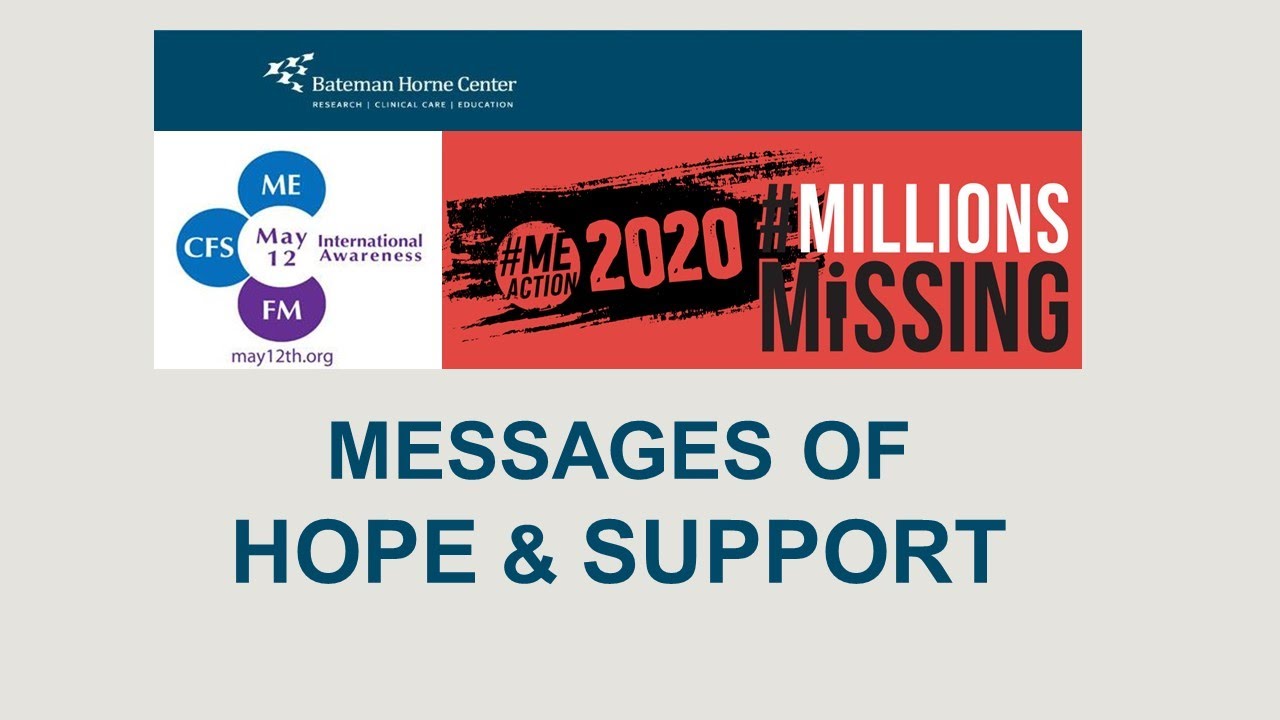 Messages of Hope and Support- 2020 Awareness Day & #MillionsMissing Event