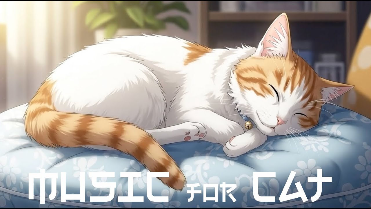 Hyper Relaxing Cats Music 🐈 Antistress Music for Cat Sleep, Healing, Anti-Anxiety Separation