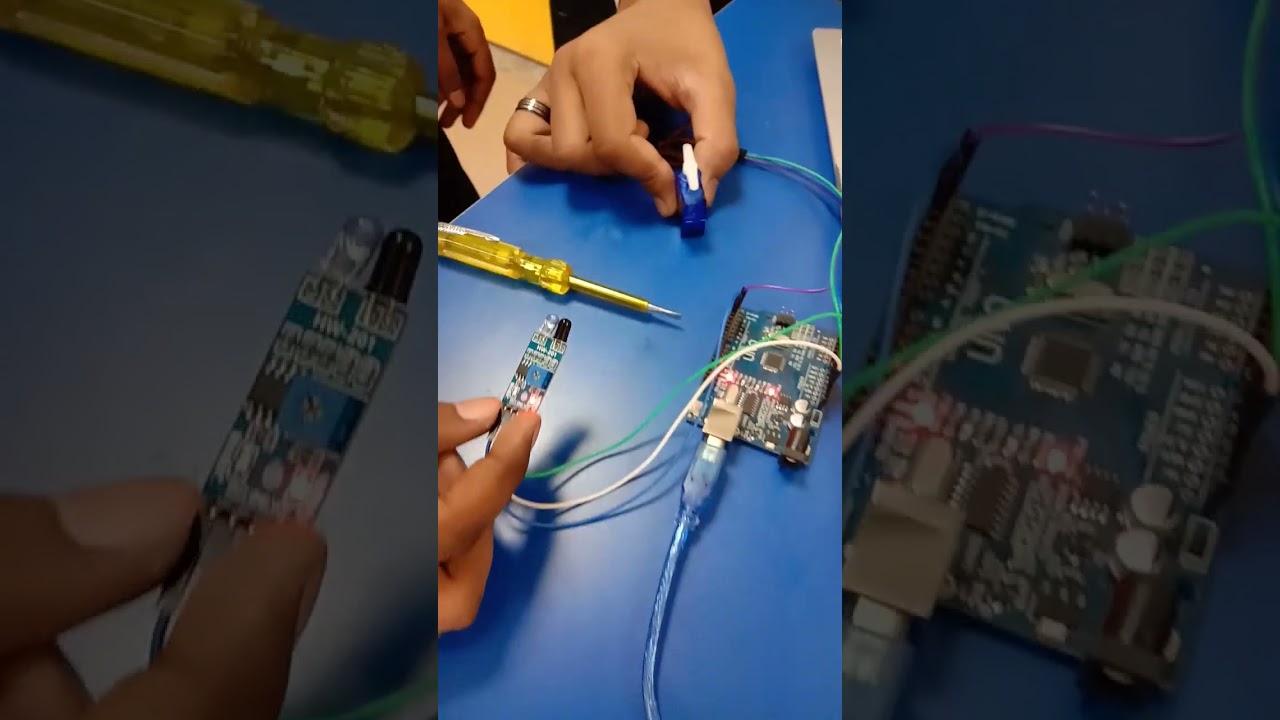 Best Arduino project  using ir Sensor and Servo Motor