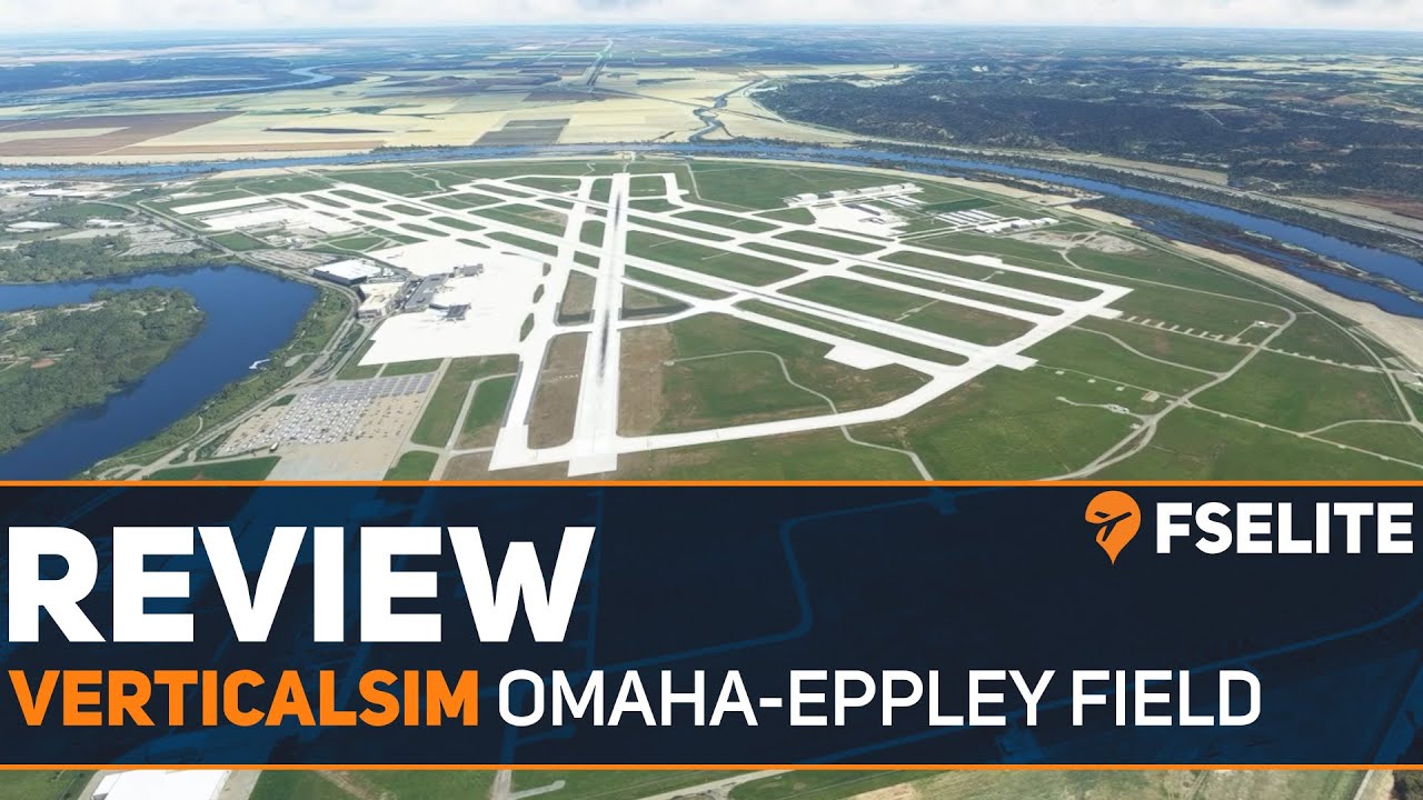Verticalsim KOMA - Omaha-Eppley Field for MSFS: The FSElite Review