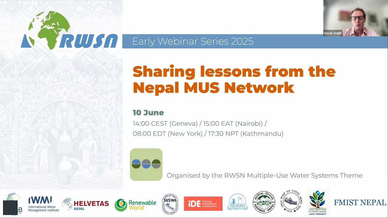 Sharing lessons from the Nepal Multiple-Use Water Services Network - 10 June 2025