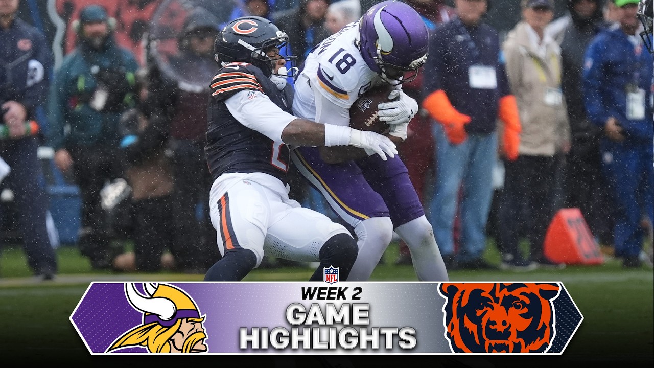 Minnesota Vikings vs. Chicago Bears Game Highlights | NFL 2026 Season Week 2