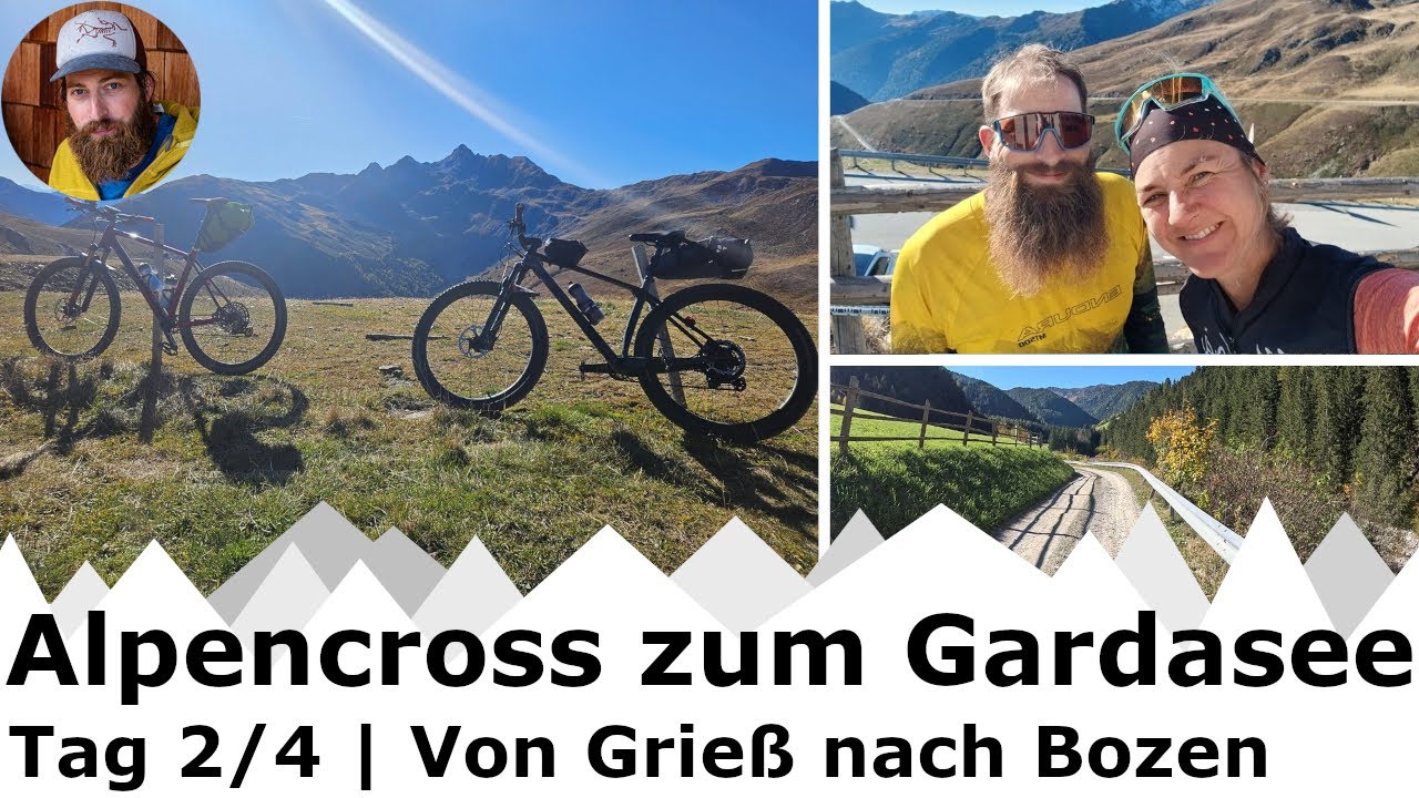 Transalp Mittenwald  - Arco |  Über das Penser Joch nach Bozen | Tag 2/4