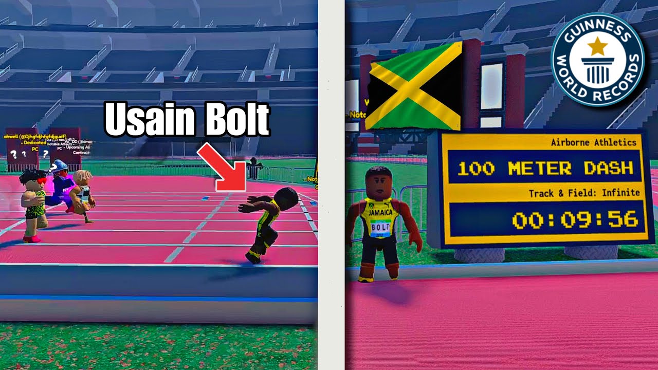 Usain Bolt On Roblox Track & Field Is NOT Fair