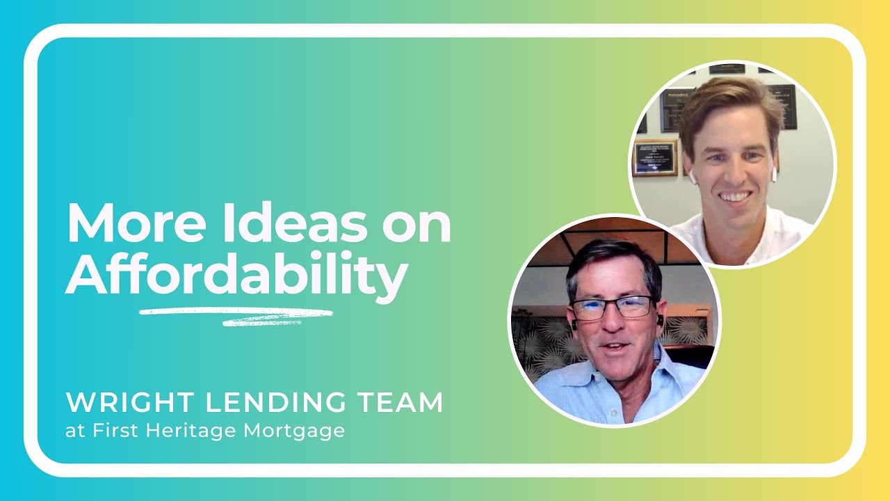 More Ideas on Affordability!