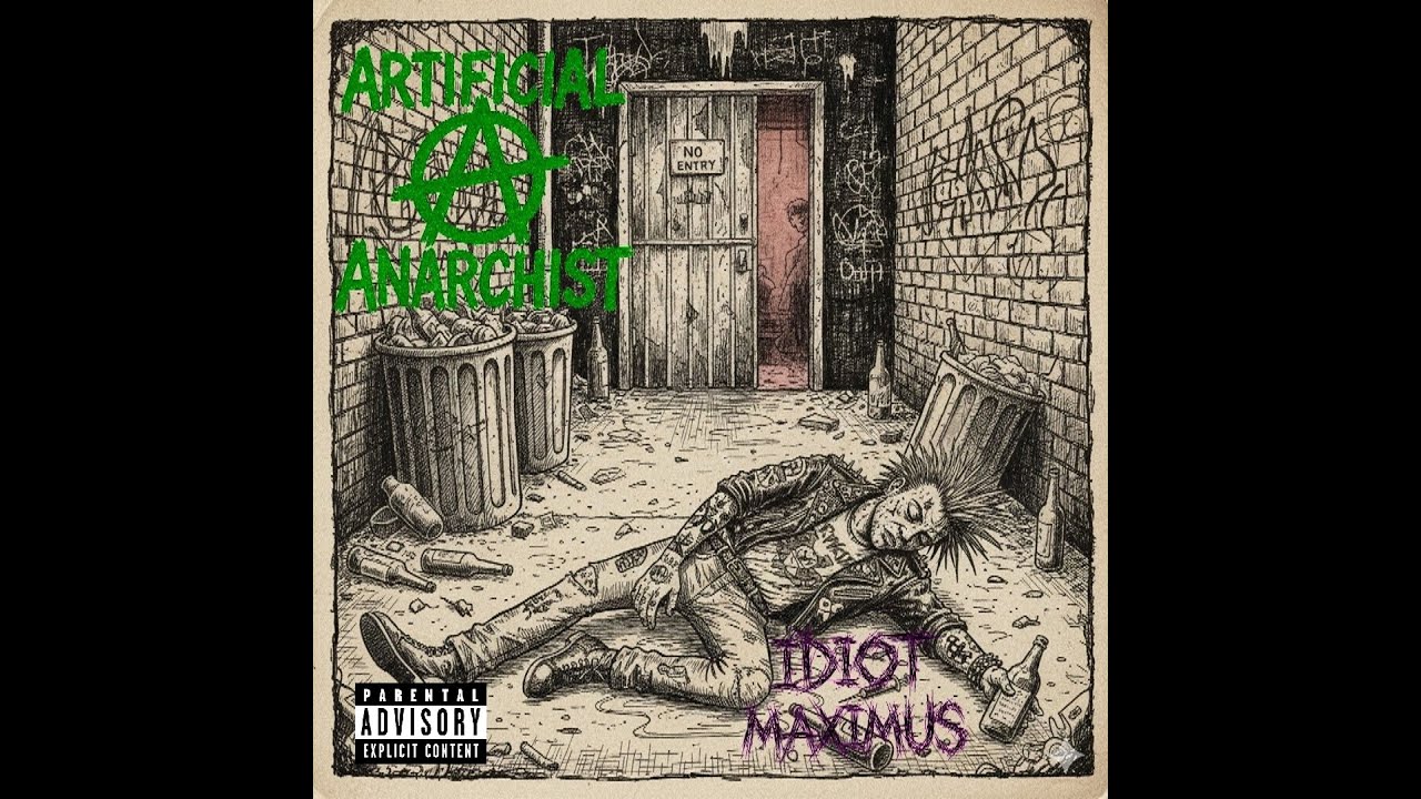 Artificial Anarchist - Idiot Maximus  AI GENERATED OLD SCHOOL PUNK ALBUM
