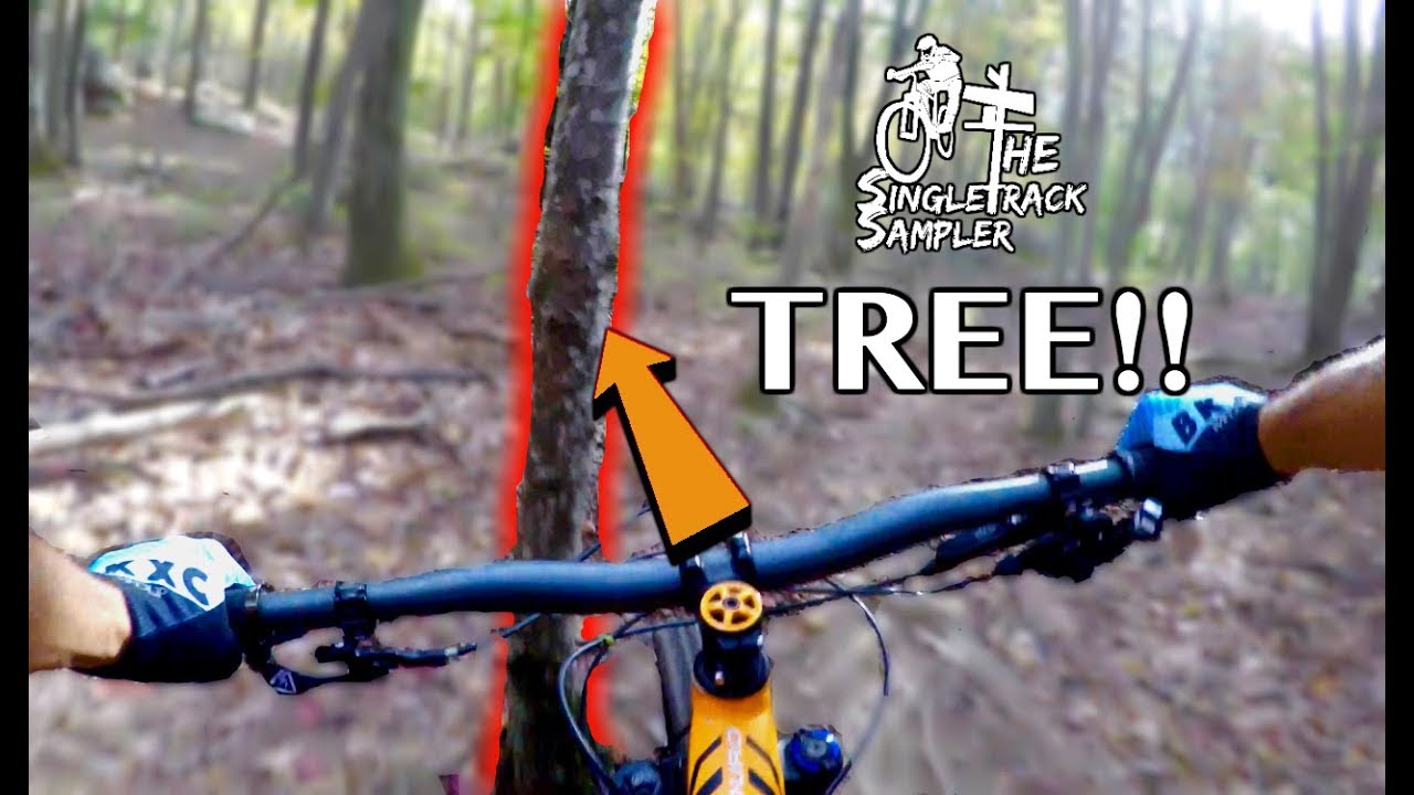HIGH SPEED BAR SHOT STRAIGHT TO THE TREE!! // Mountain Biking Raccoon Mountain in Chattanooga, TN