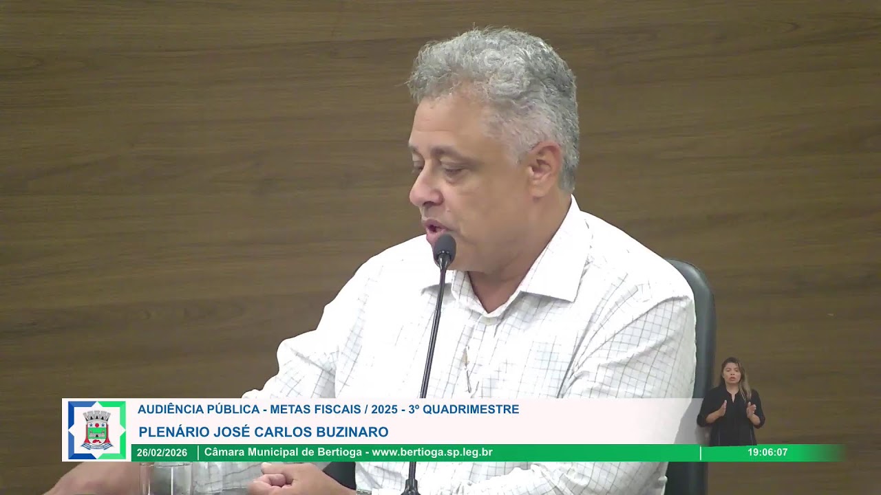 Transmissão ao vivo de TV CÂMARA BERTIOGA