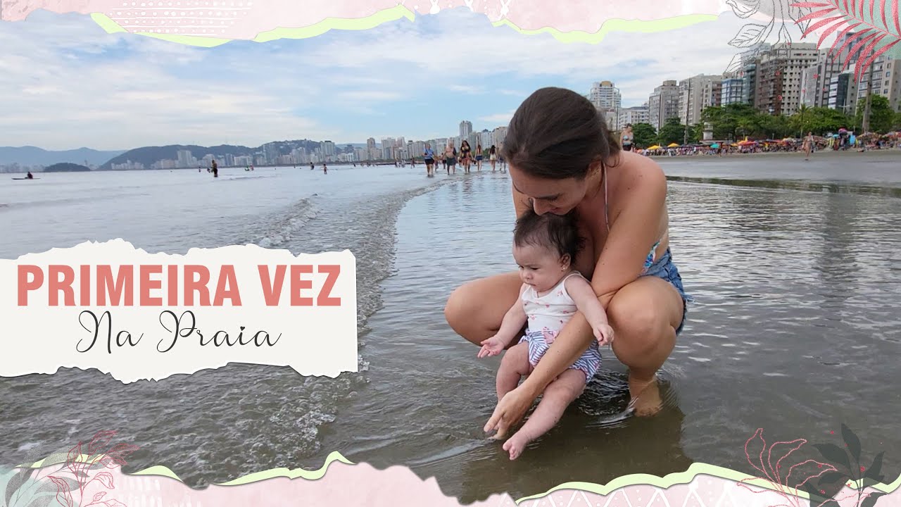 Vlog Primeira vez da Maju na Praia!