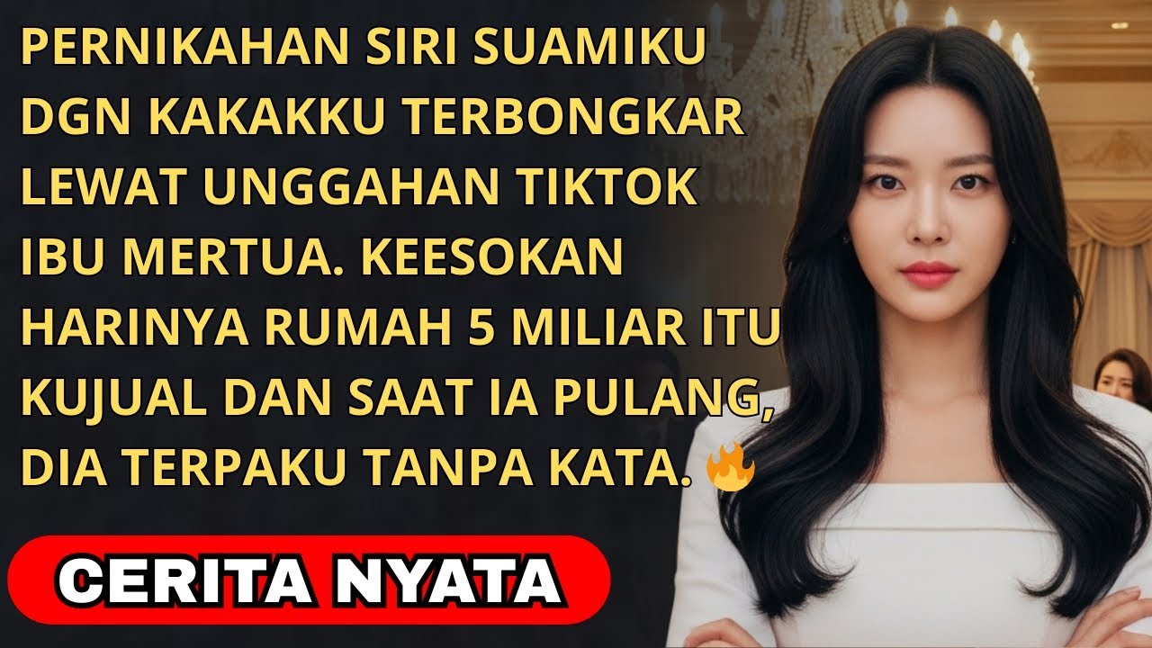 DIAM2 SUAMI & KAKAKKU NIKAH SIRI, AKU LIHAT DI TIKTOK MERTUA - RUMAH 5 MILIAR LANGSUNG KUJUAL!