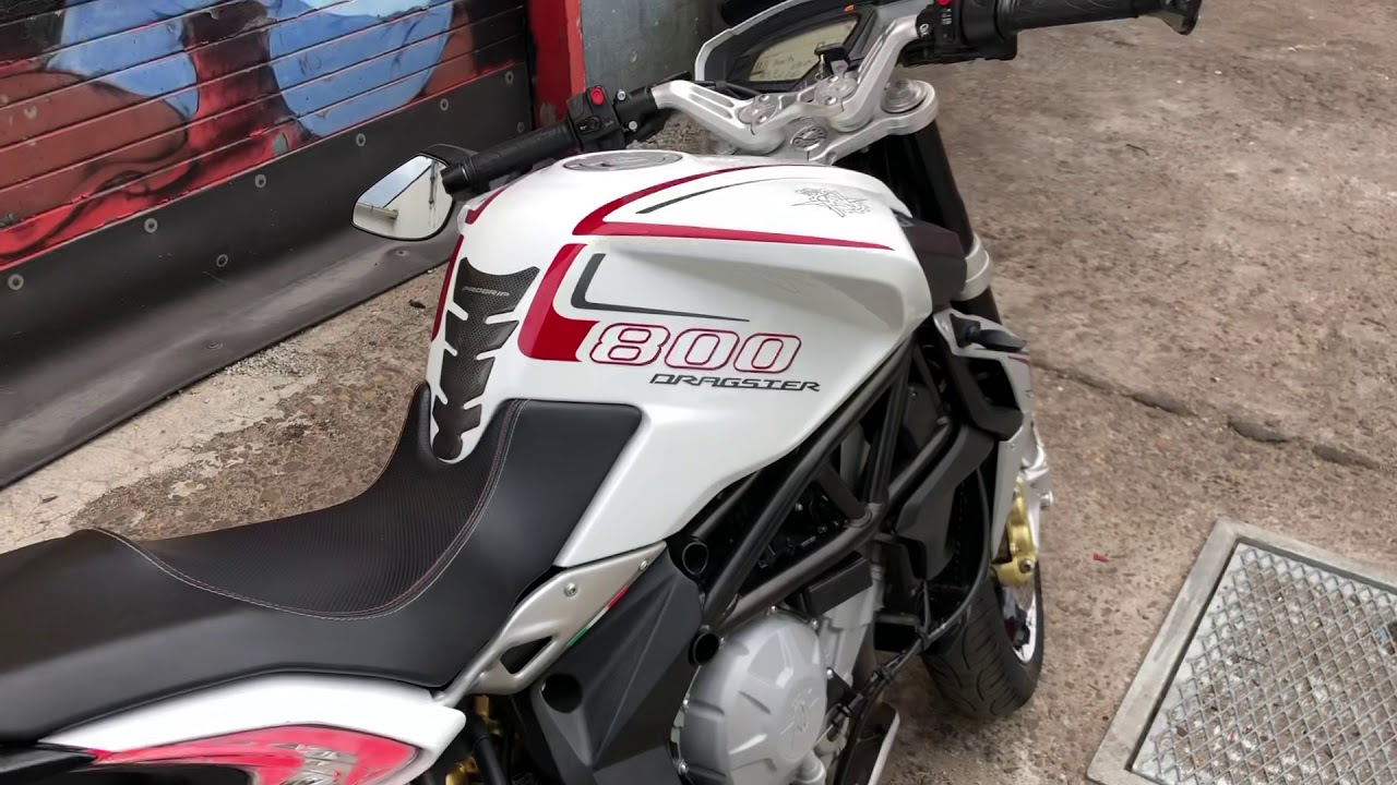 MV Agusta Brutale 800 Dragster Exhaust Test QD