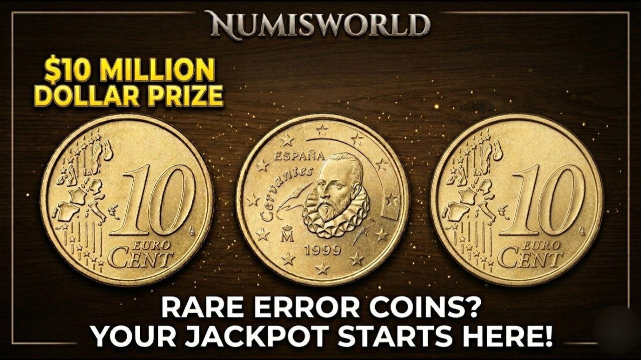 Secret of 1999 Spain 10 Cent Worth $10 Million! 😱 Why Collectors Are Obsessed? Watch Now!