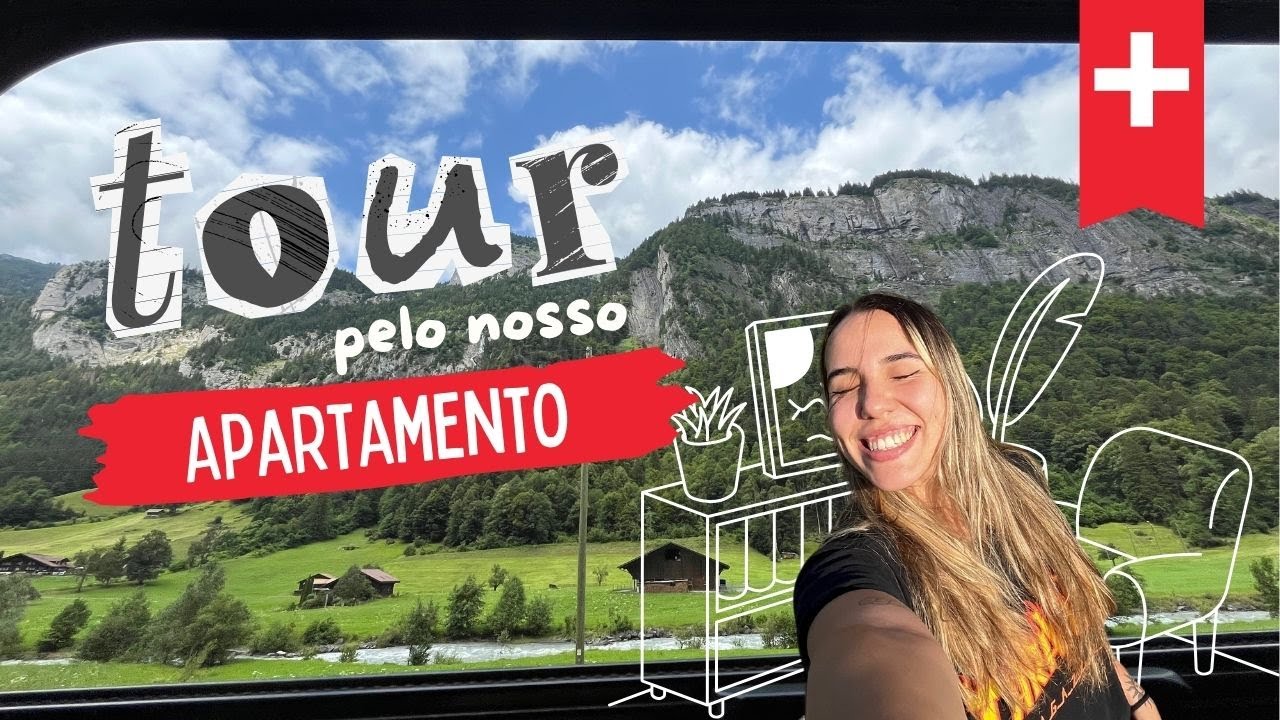 TOUR PELO NOSSO APARTAMENTO NA SUÍÇA 🇨🇭 | Quanto pagamos por ele? 💸