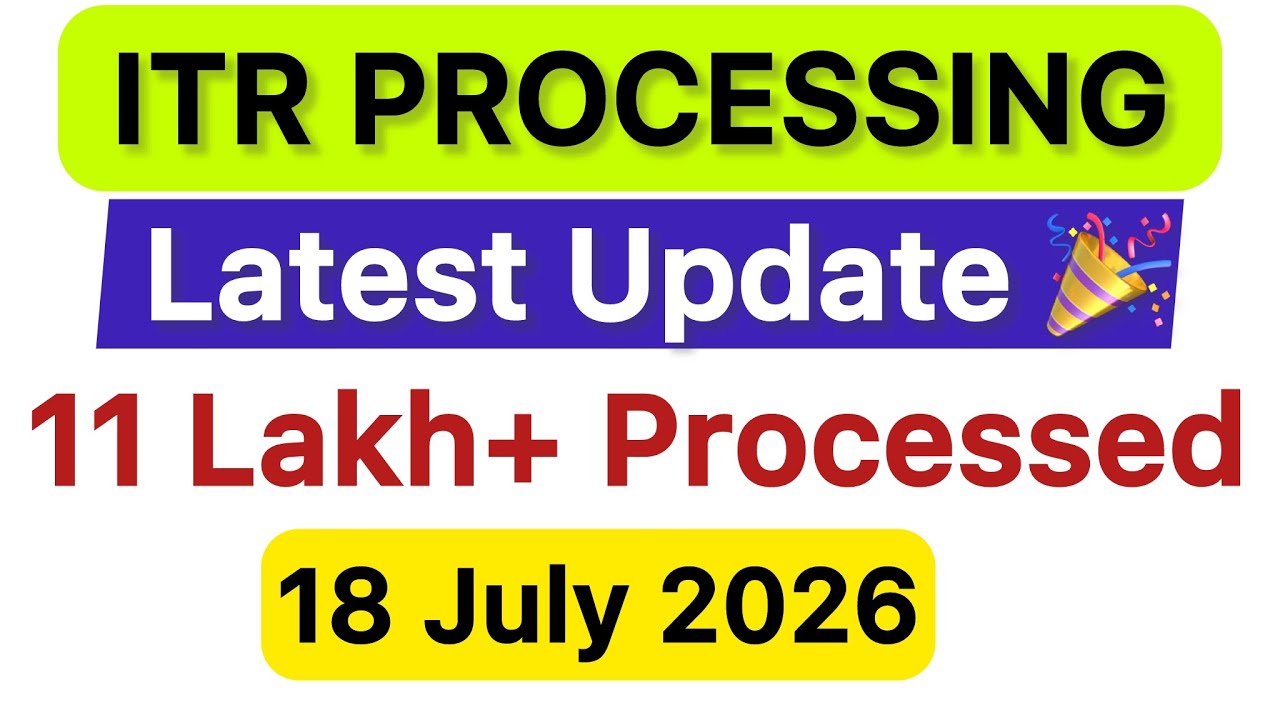 ITR Refund Processing Latest Update | Refund Not processed ? Refund Not Received? 