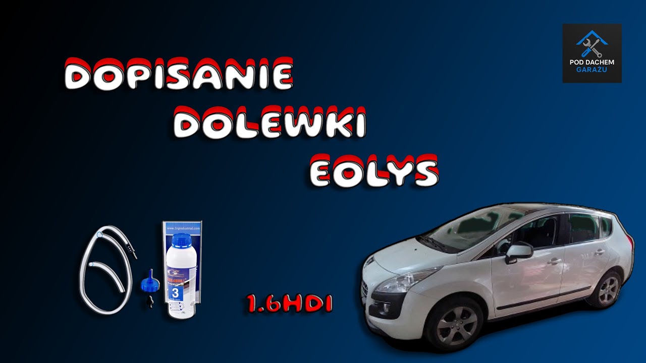 EOLYS 1.6 HDI / Dopisanie dolewki Diagboxem / Dostęp do zbiornika #eolys #fap #Diagbox