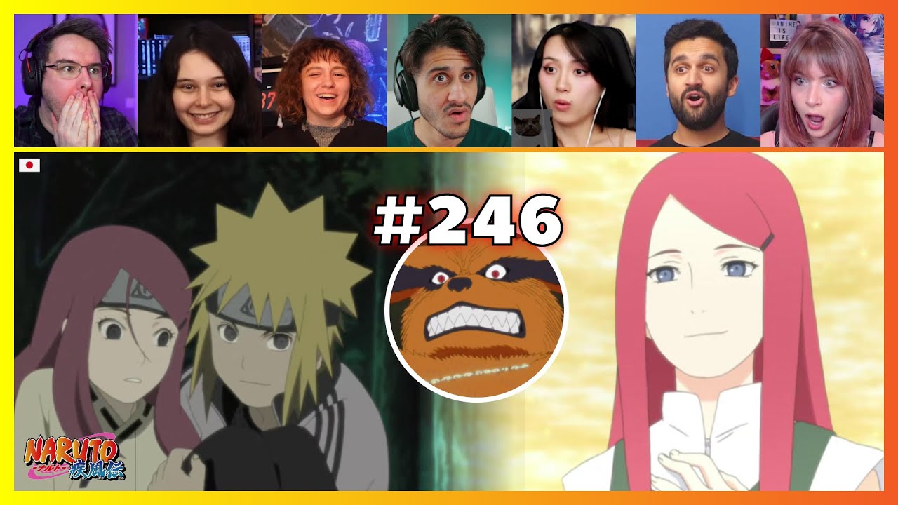 Naruto Shippuden Episode 246 | Naruto meets Kushina | Reaction Mashup ナルト 疾風伝