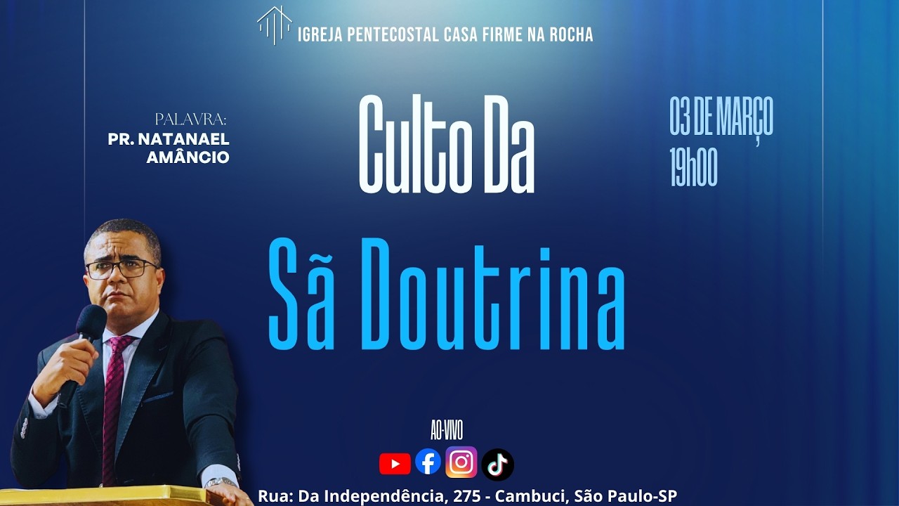 Culto Ao-Vivo l Sã Doutrina l A QUEDA DA SERPENTE l @IPCROFICIAL