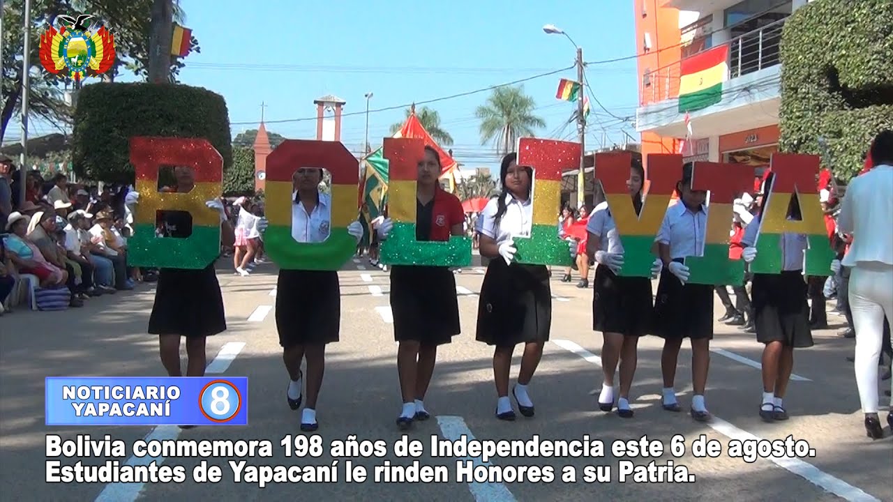 #YAPACANÍ #BOLIVIA DESFILE ESTUDIANTIL EN EL DÍA DE LA PATRIA - AGOSTO 2023