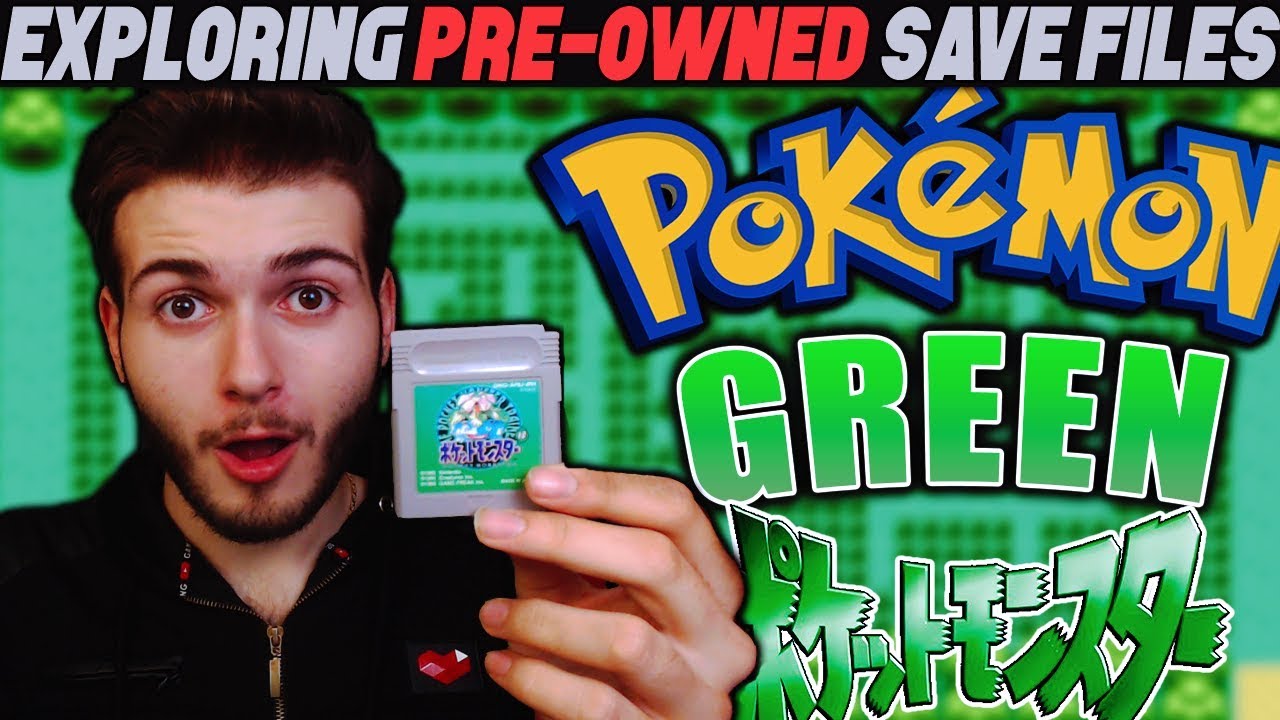RARE JAPANESE POKEMON GAME! | EXPLORING PRE-OWNED SAVE FILES!