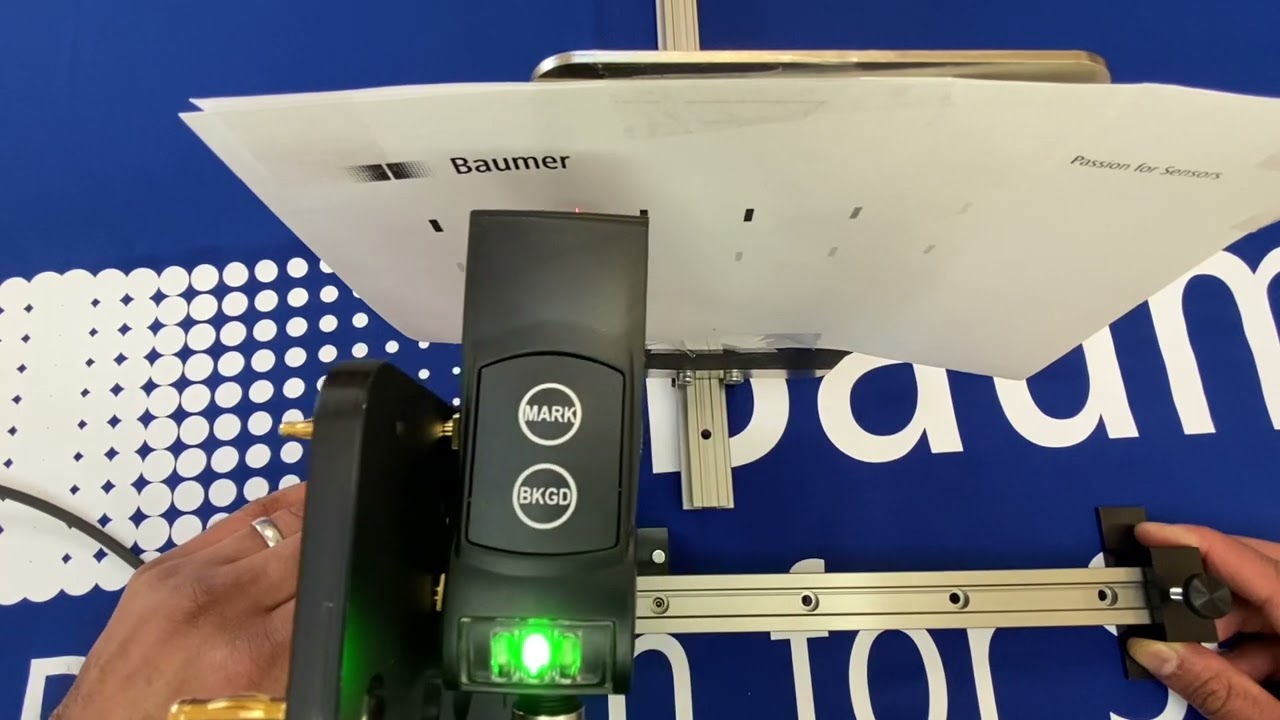 Baumer OC50 Contrast Sensor Intro & Demo