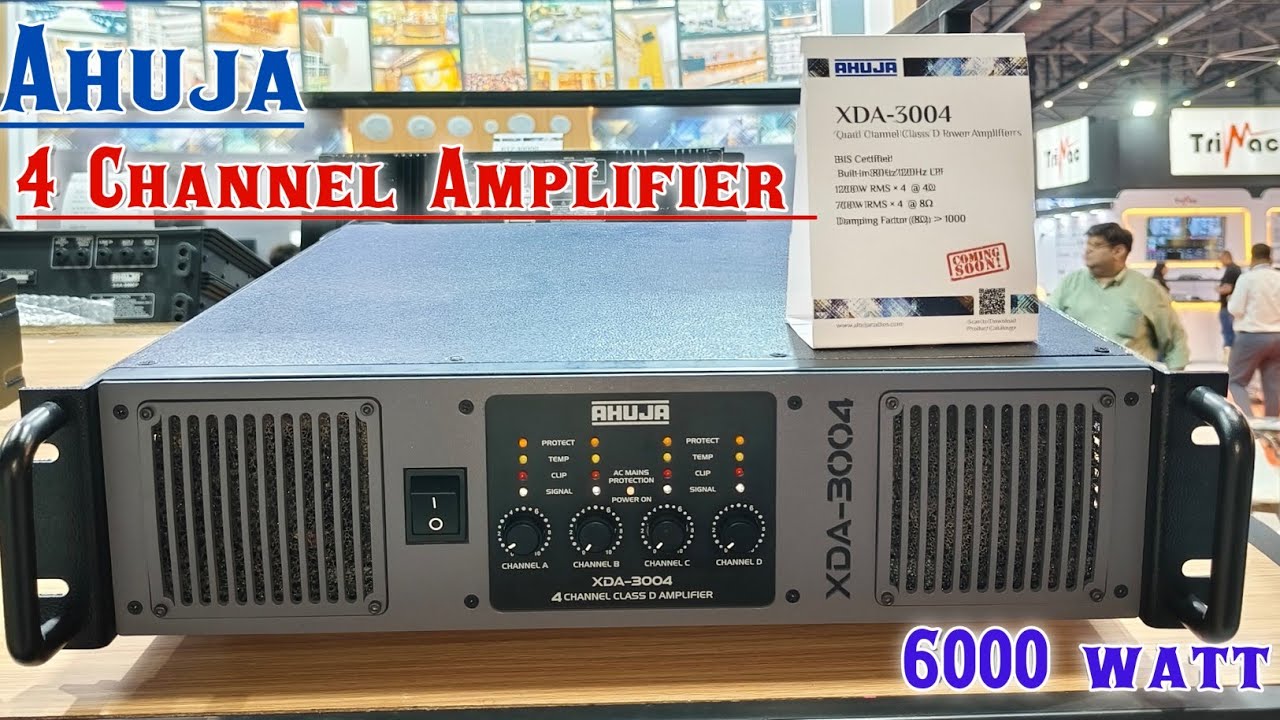 Ahuja 4 Channel Amplifier xda 3004 price | Ahuja amplifier price