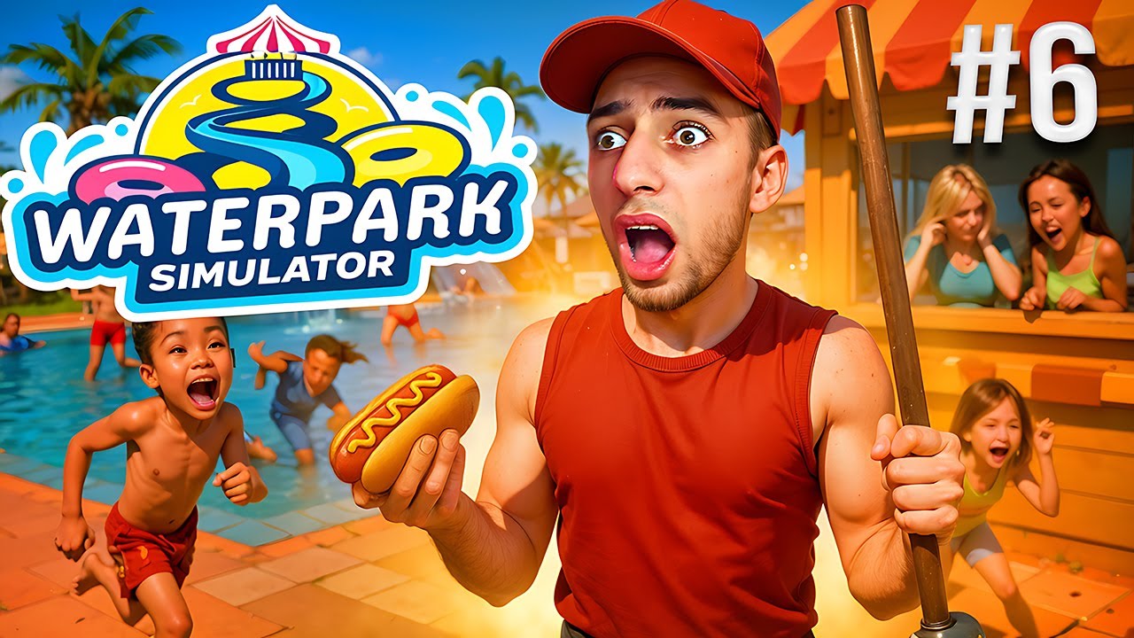 Մենակ ես եմ աշխատում սաղի փոխարեն 😤💦 | Waterpark Simulator #6