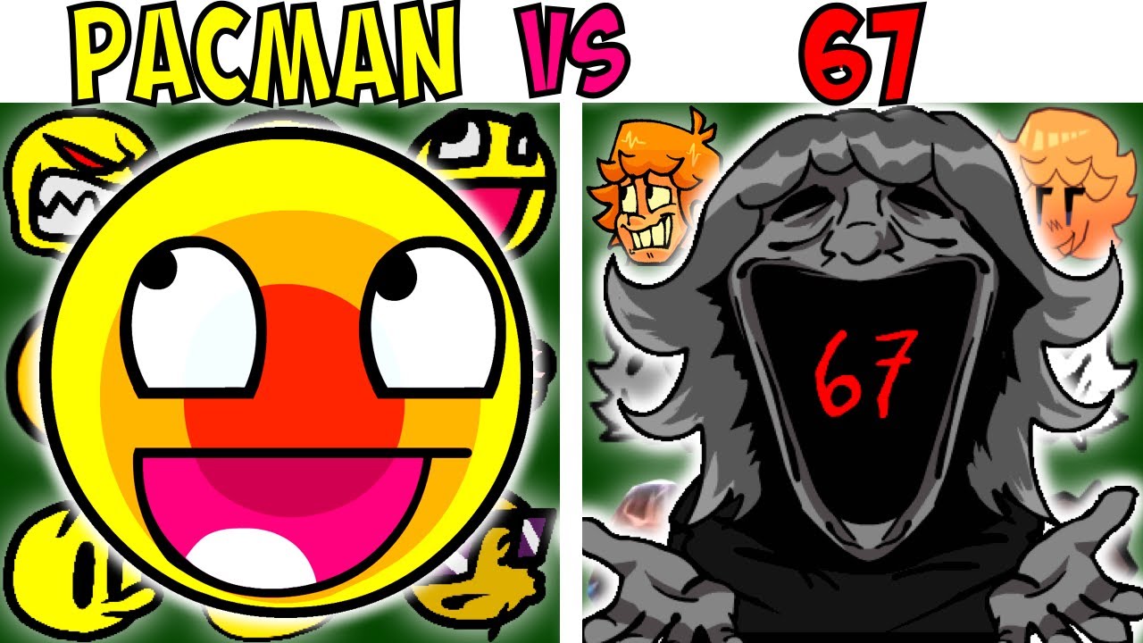 ALL PAC-MAN VS 67 TEST | FNF Character Test | Gameplay VS Playground