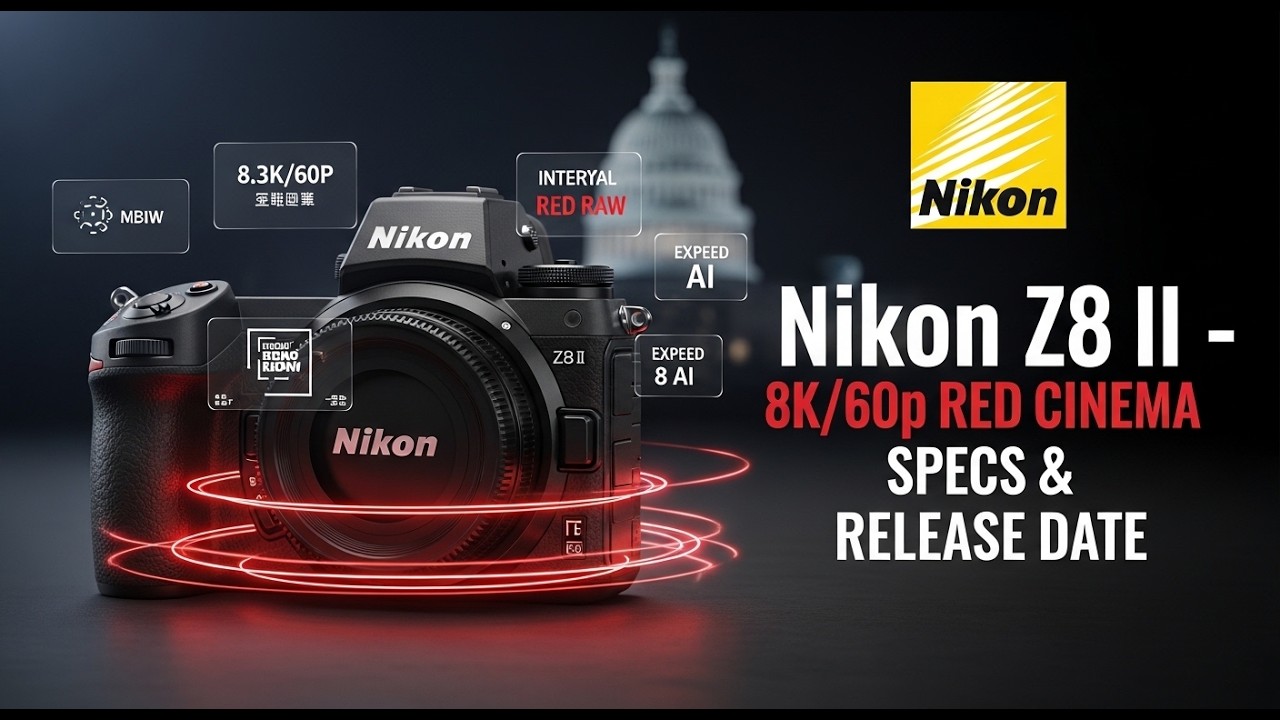 Утечка информации о Nikon Z8 II: характеристики и дата выхода RED Cinema в разрешении 8K/60p!