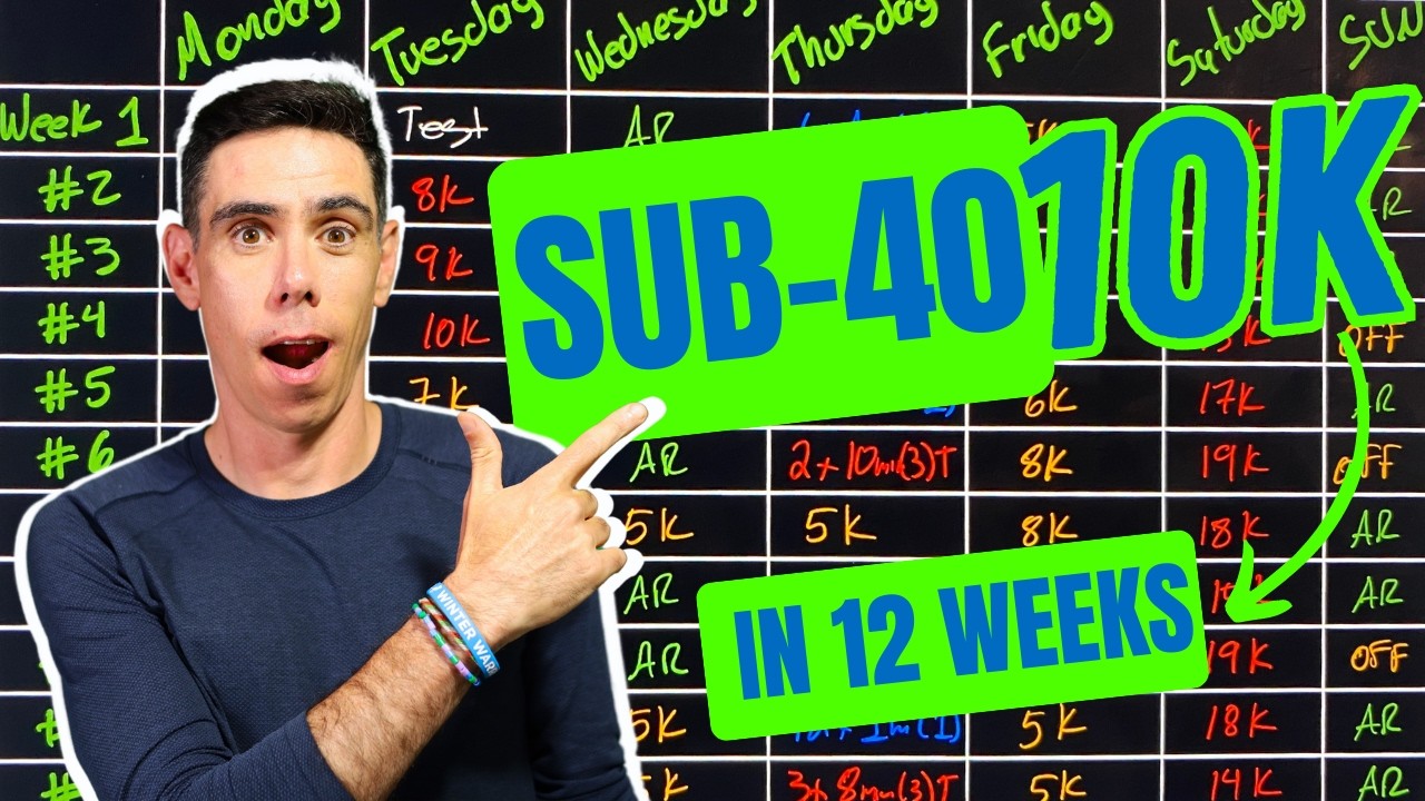 Sub 40 Minutes 10k Training Plan - Professional Coach