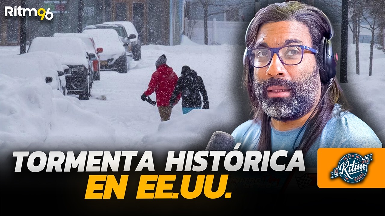 Blizzard histórico paraliza Nueva York y Boston: vuelos cancelados y emergencia