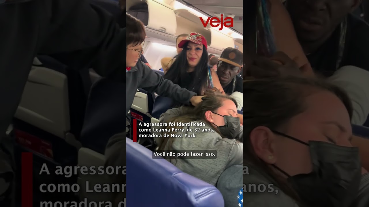 Mulher &eacute; expulsa de voo e presa nos EUA ap&oacute;s agredir passageira brasileira